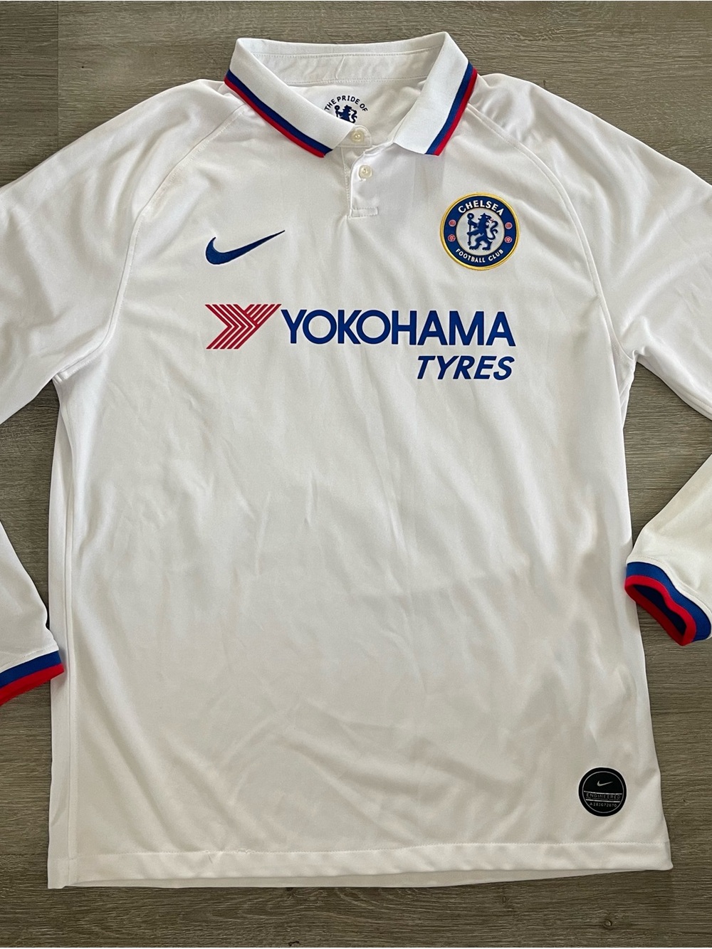 Nike 2019/2020 Chelsea FC Christian Pulisic Away Long Sleeve Jersey Men’s Large